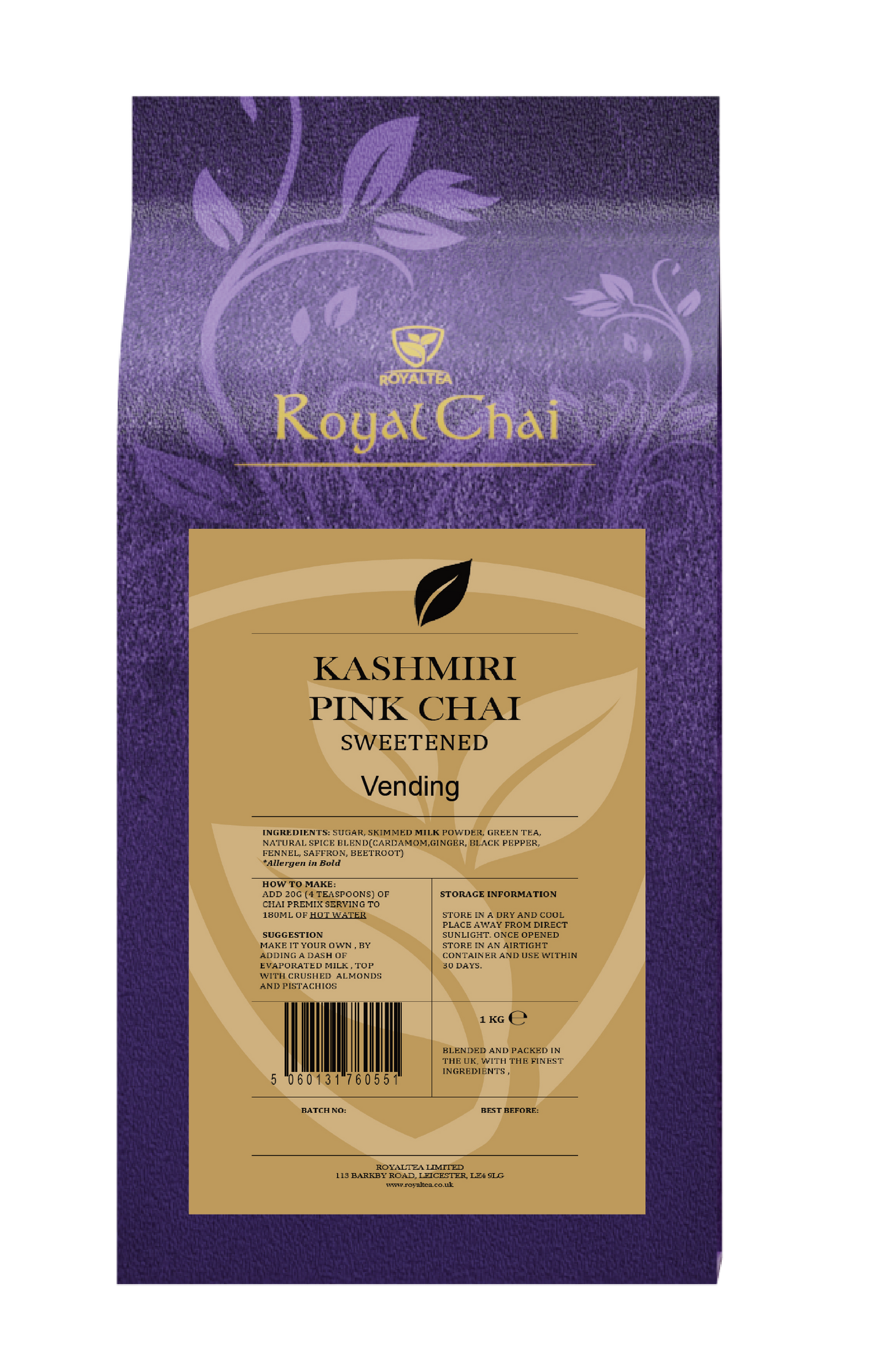 Vending Kashmiri Pink Chai