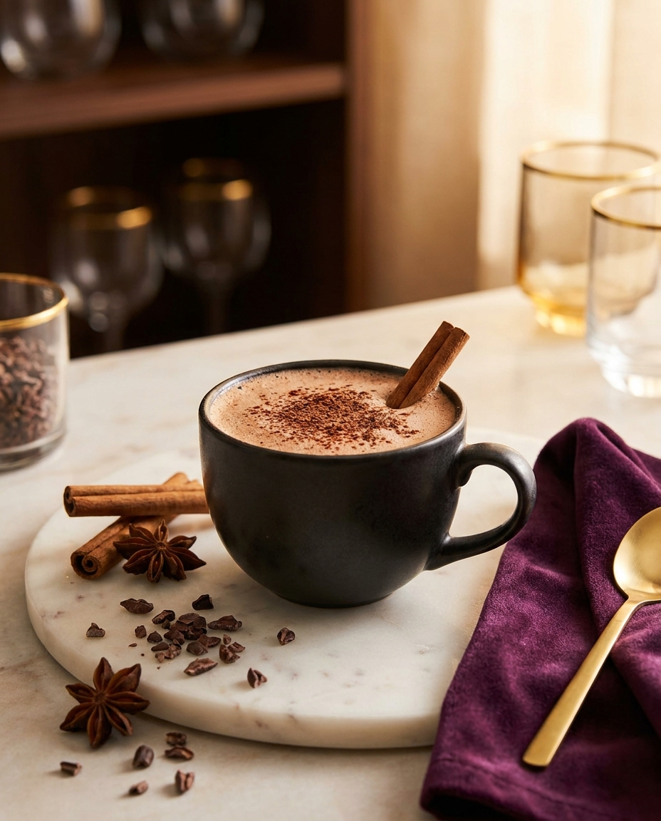 A cup of Royal Chai Chocolate Chai