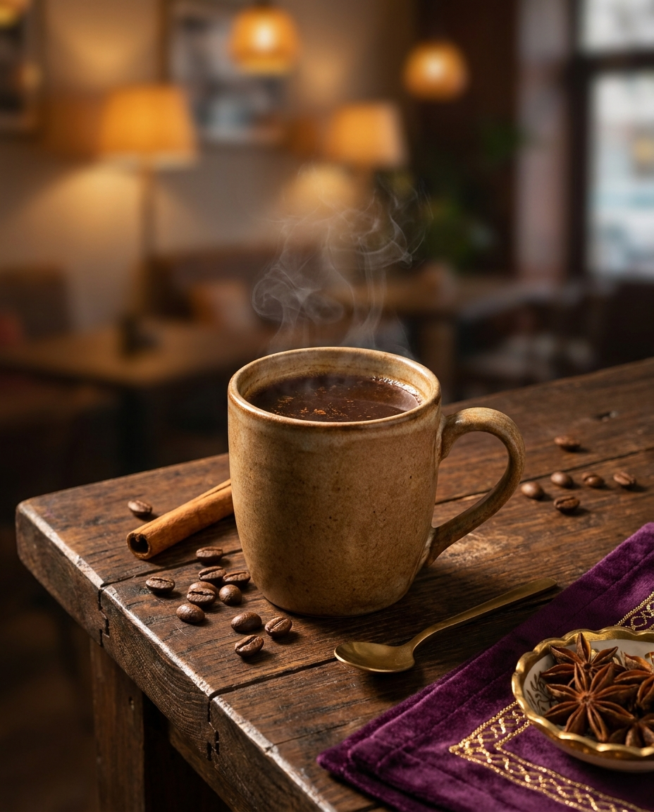 A cup of Royal Chai Karak Coffee